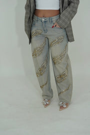JEANS GLITTERATO