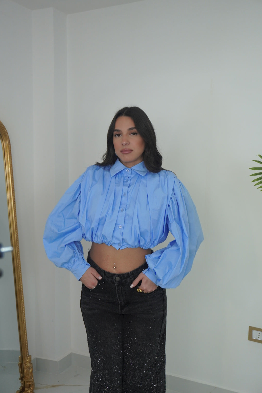 Camicia crop