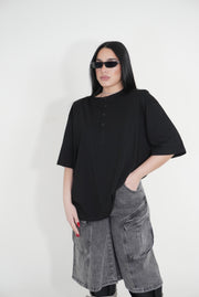 T-SHIRT CON BOTTONCINO JUSTWEST
