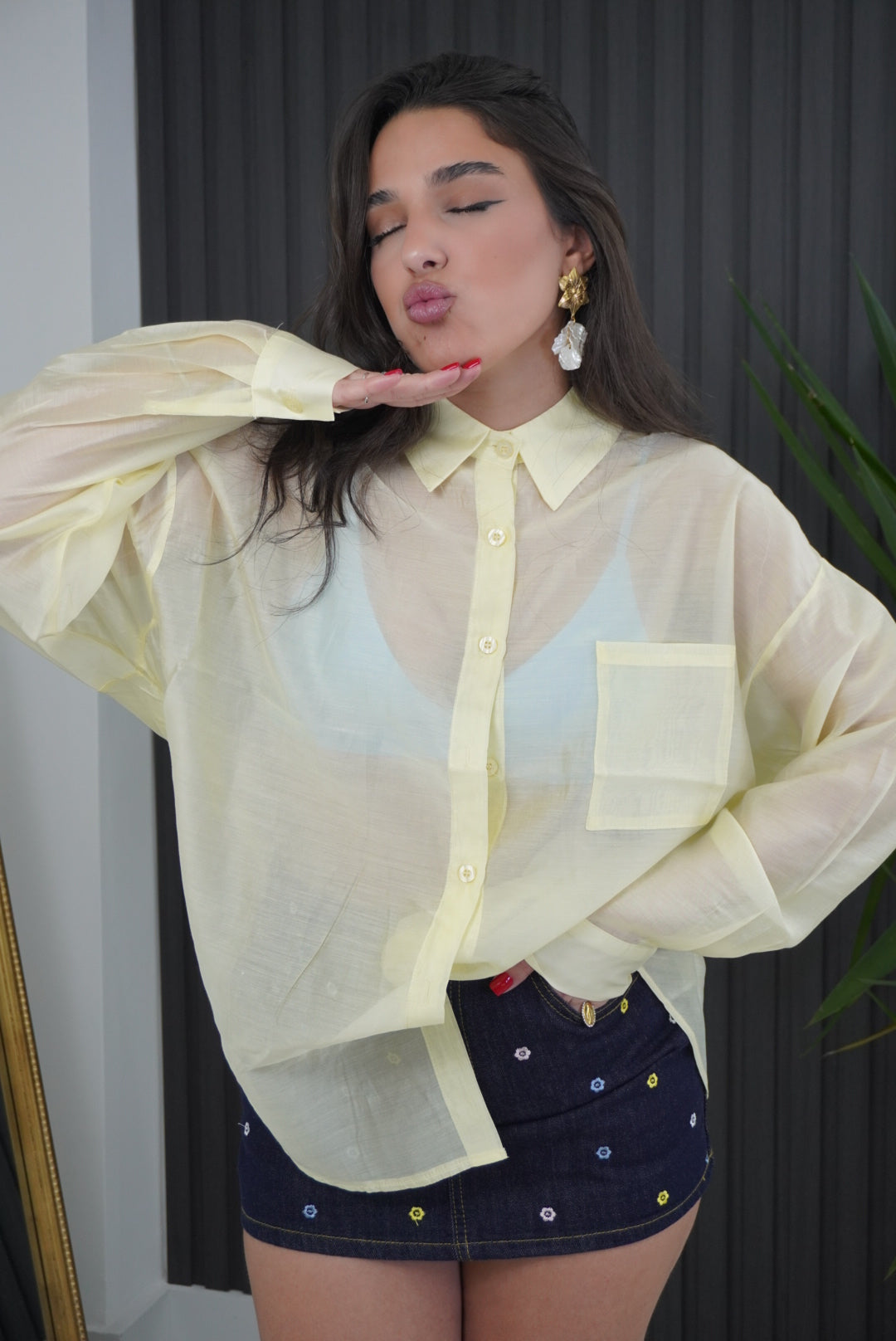 CAMICIA VELATA