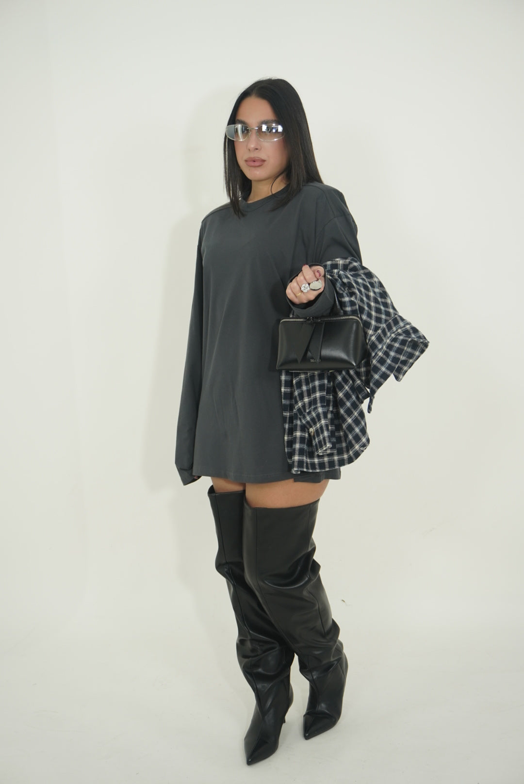 MAGLIA OVER SPALLINA BY JUSTWEST
