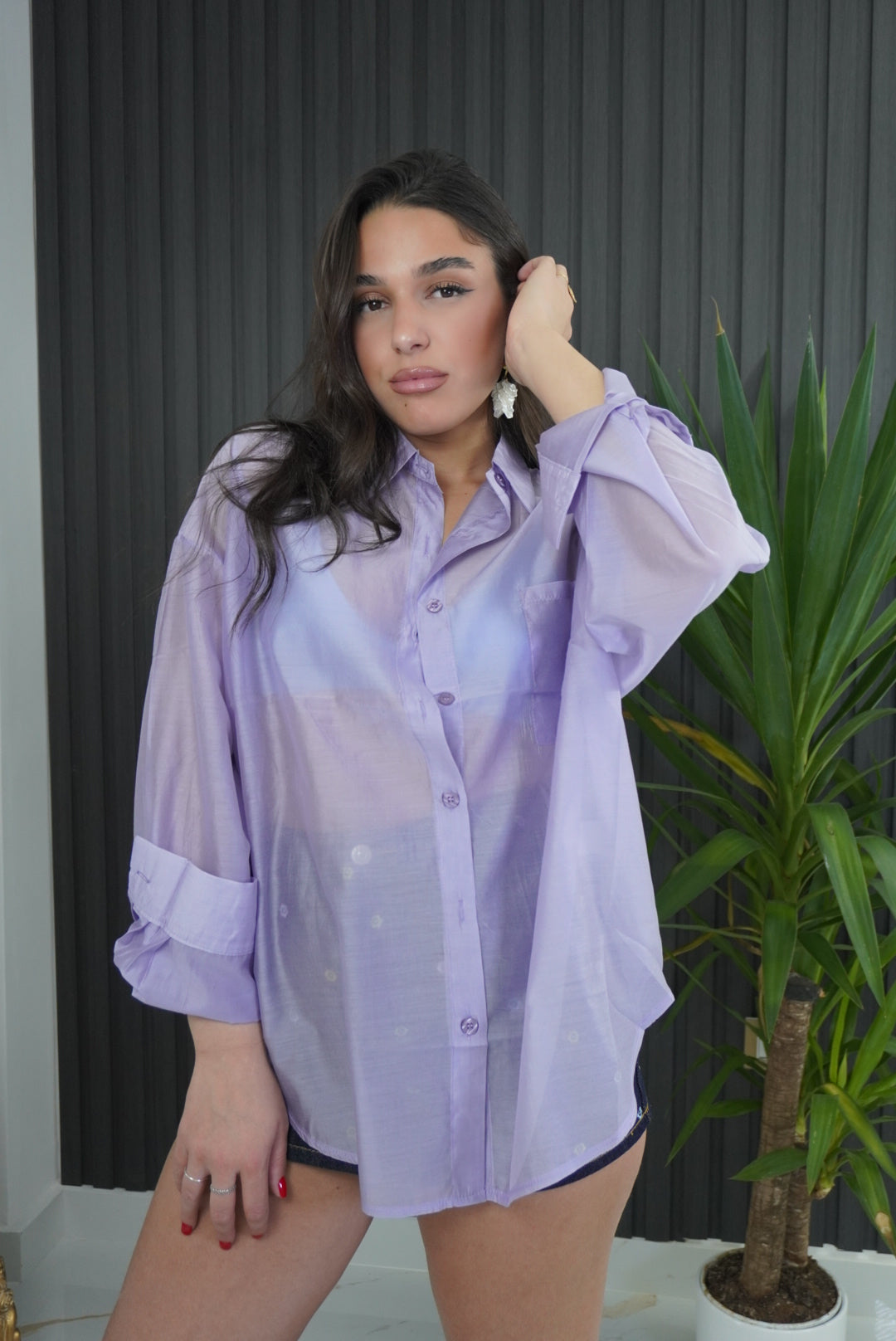 CAMICIA VELATA