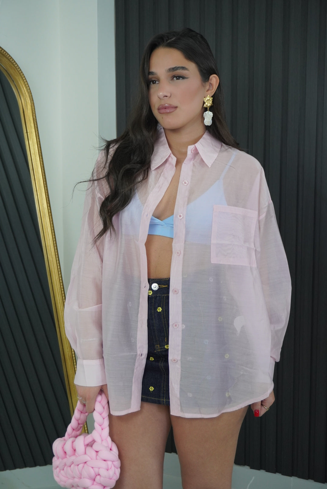 CAMICIA VELATA