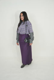 LONG PURPLE SKIRT