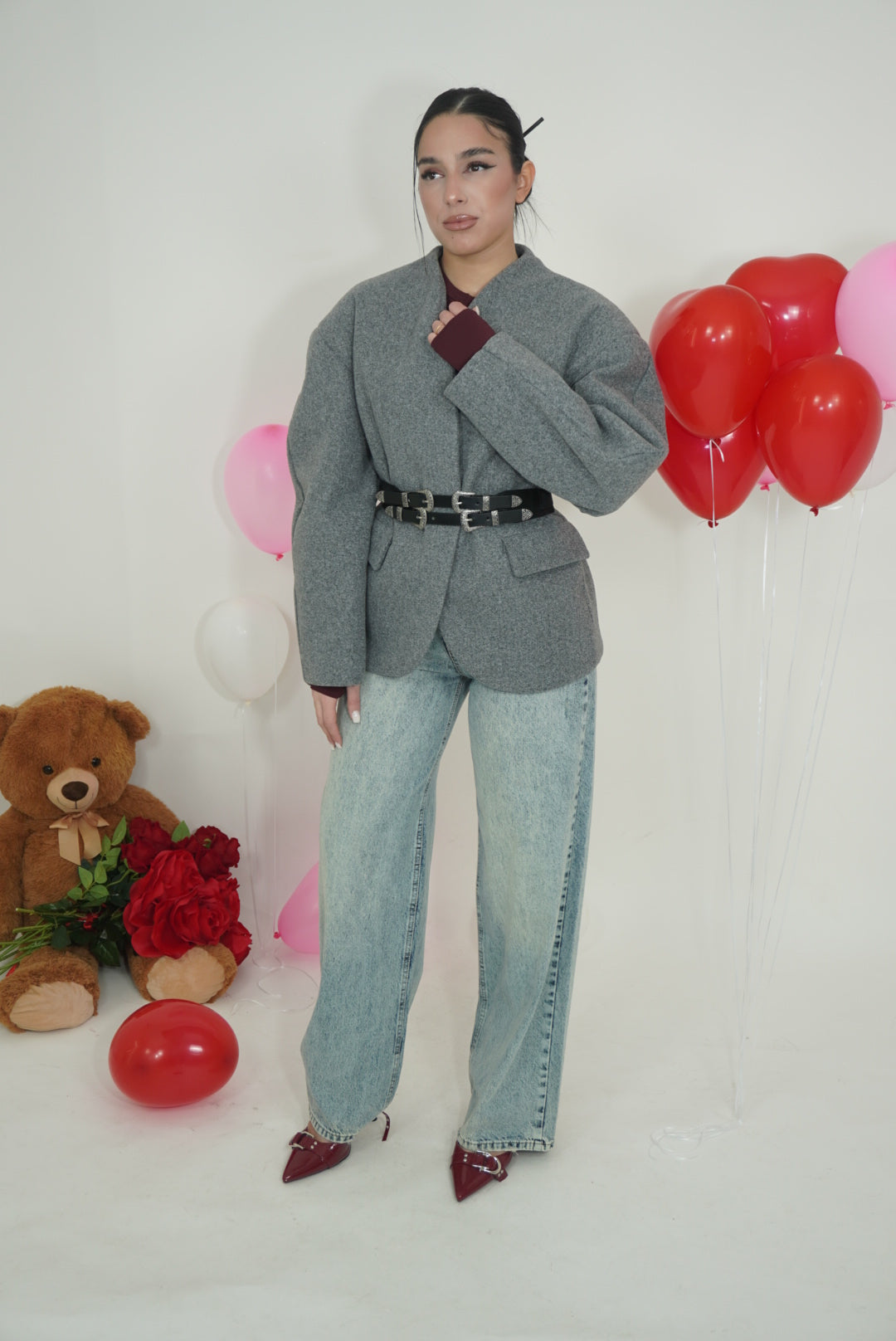 BLAZER BALLON IN LANA BY LUMINA