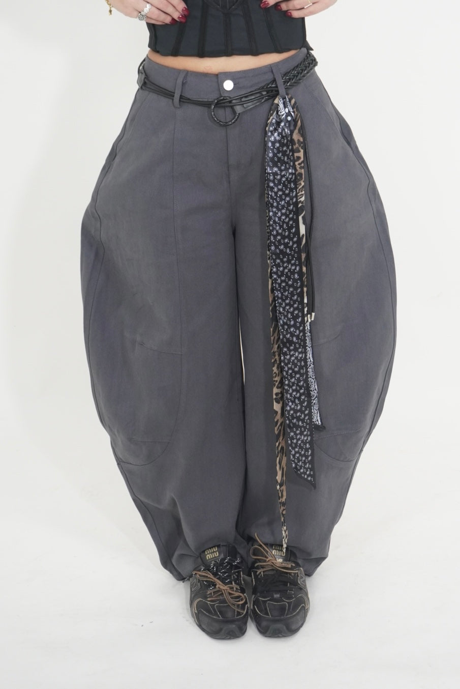 JEANS BALLON GREY