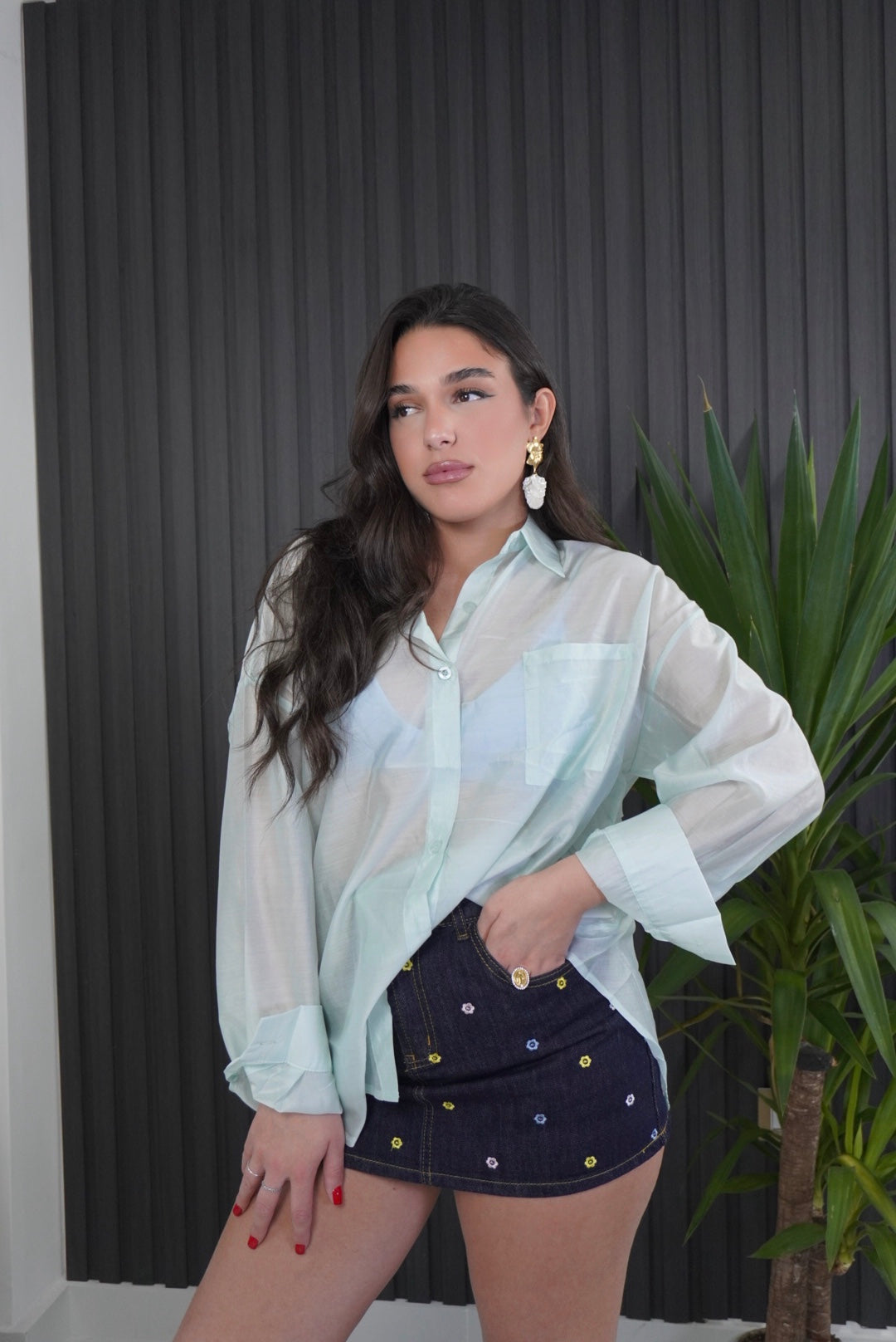 CAMICIA VELATA