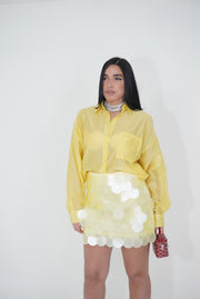 CAMICIA VELATA GIALLA