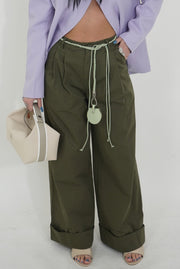 PANTALONE VERDE MILITARE