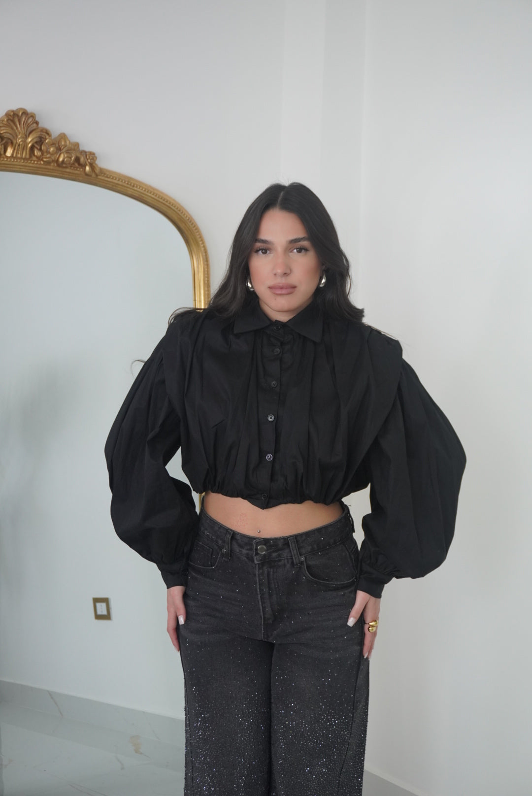 Camicia crop